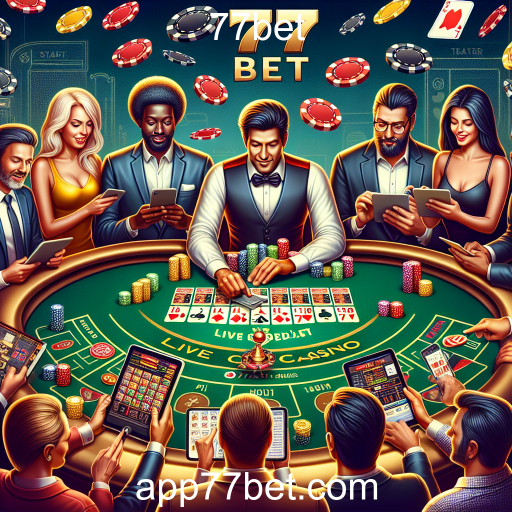 A Experiência Imersiva do Cassino Ao Vivo no 77bet